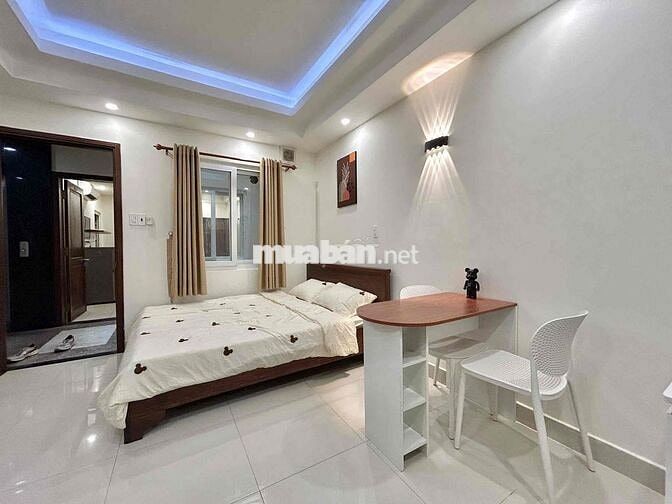 STUDIO FULL NỘI THẤT MỚI 100% NGAY KHU SÂN BAY TÂN SƠN NHẤT SÁT HUFLIT