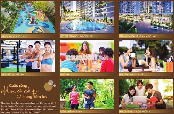 Căn hộ Legacy Central – 30m2 Thuận An, Bình Dương – 1,2 tỷ