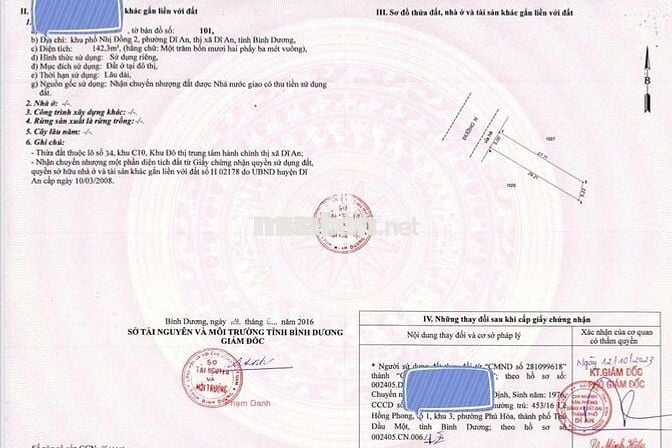 Bán đất đường N Trung Tâm Hành Chính Dĩ An, ngay Trường Việt Anh TTHC