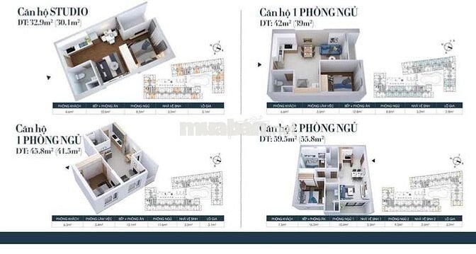 Căn hộ Legacy Central – 30m2 Thuận An, Bình Dương – 1,2 tỷ