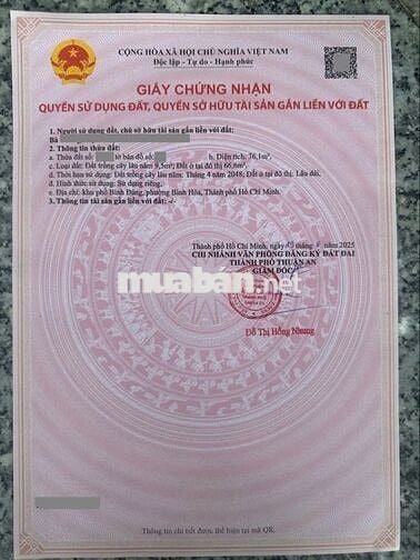 Đất gần khu Vsip1, phường Bình Hòa, Tp Thuận An