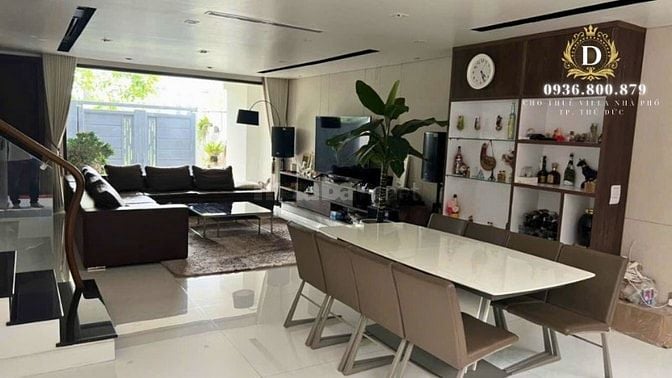 🏠 Cho thuê Biệt thự thiết kế hiện đại, Hầm trệt 2 lầu, An Phú, Quận 2