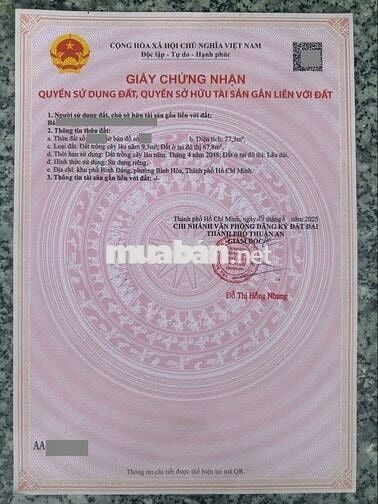 Đất gần khu Vsip1, phường Bình Hòa, Tp Thuận An