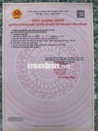 Đất gần khu Vsip1, phường Bình Hòa, Tp Thuận An