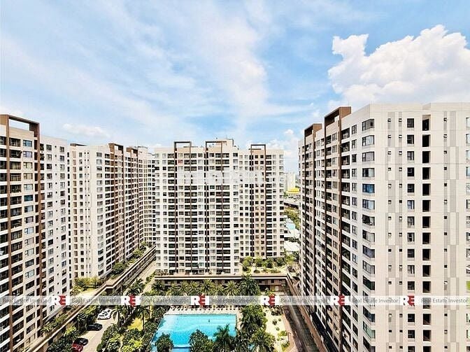 Cho thuê 2PN 2WC - Căn góc - View hồ bơi- có 3ML giá chỉ 10tr/tháng