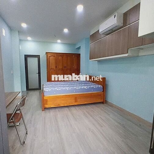 CĂN HỘ STUDIO TÁCH BẾP, FULL NỘI THẤT, 30M2, CỬA SỔ LỚN