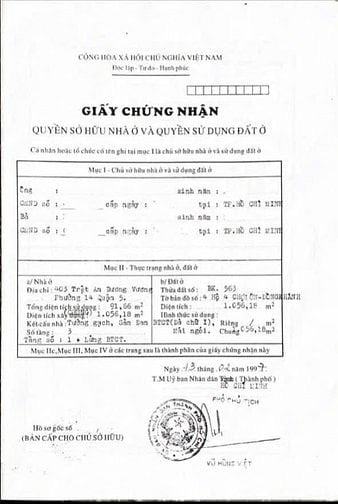 BÁN NHÀ MẶT TIỀN : 403 HỒNG BÀNG - P. 14 - Q. 5 - TPHCM
