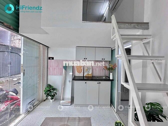 CĂN HỘ DẠNG 1PN FULL NỘI THẤY / BAN CÔNG LỚN GẦN CẦU CHỮ Y