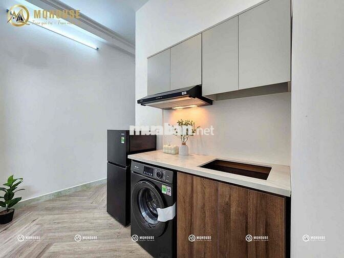 Cho thuê căn hộ ban công/cửa sổ - tách bếp - full nội thất - Đầm Sen