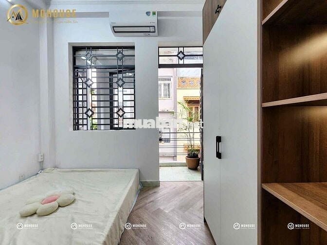 Cho thuê căn hộ ban công/cửa sổ - tách bếp - full nội thất - Đầm Sen
