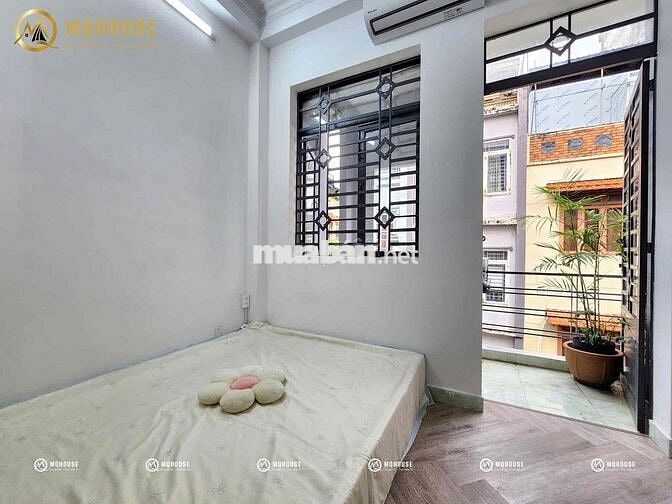 Cho thuê căn hộ ban công/cửa sổ - tách bếp - full nội thất - Đầm Sen