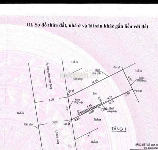 Cần Bán Đất 1/ Phạm Văn Đồng, Diện Tích 60m2, KDC Chuẩn