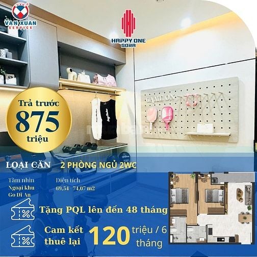 Vạn Xuân Group ra mắt dự án căn hộ sân vườn Happy One Sora, Tp Thủ Đức
