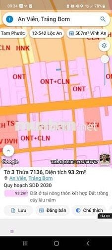 NỀN THỔ CƯ SÁT KCN GIANG ĐIỀN, SÁT ỦY BAN XÃ AN VIỄN  GIÁ CHỈ 8XXTR