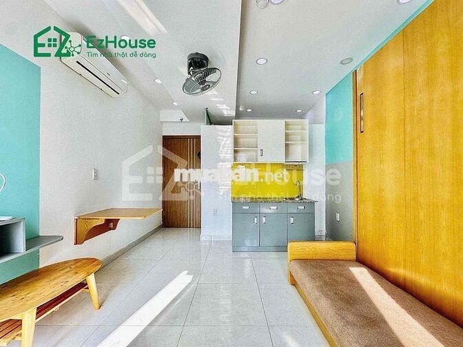 CHO THUÊ STUDIO BAN CÔNG FULL NỘI THẤT KẾ BÊN ĐH HUIT - HỒ ĐẮC DI
