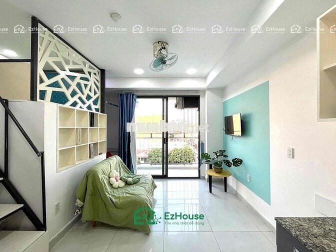 CHO THUÊ STUDIO BAN CÔNG FULL NỘI THẤT KẾ BÊN ĐH HUIT - HỒ ĐẮC DI