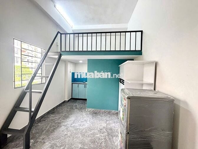 CHO THUÊ PHÒNG CÓ GÁC FULL NỘI THẤT, BAN CÔNG NGAY CÔNG VIÊN GIA ĐỊNH