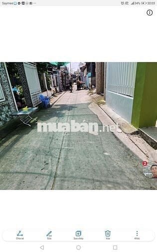 NHÀ HẺM XE HƠI 105,2M2 MỚI ĐẸP 3PN ĐÀO TÔNG NGUYÊN NGAY KHO C
