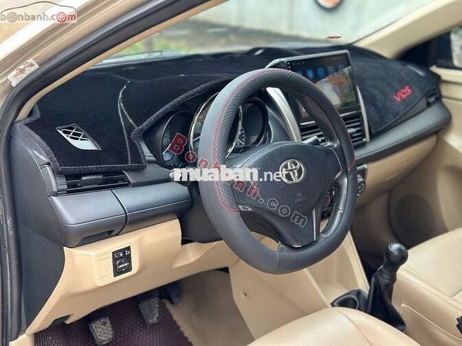 Toyota Vios 2014 1.5E - vàng đồng siêu đẹp