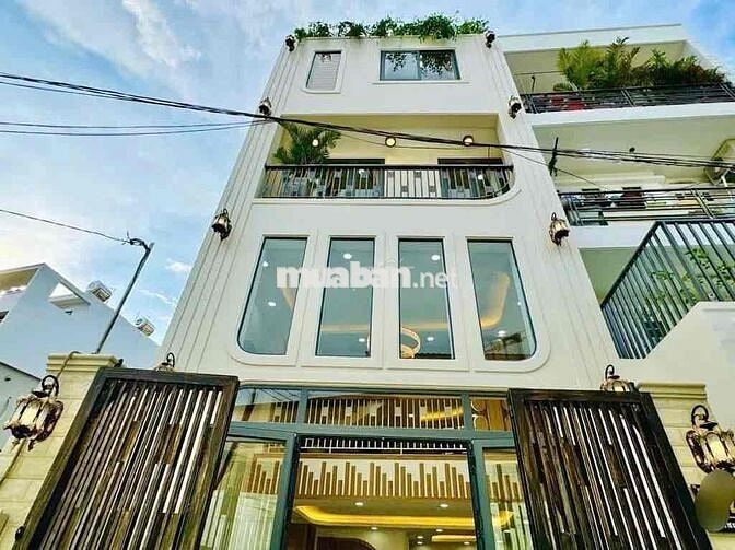 SIÊU PHẨM MỚI XÂY - 5 TẦNG DTSD 200M2- KẾ BÊN EMART -OTO NGỦ TRONG NHA