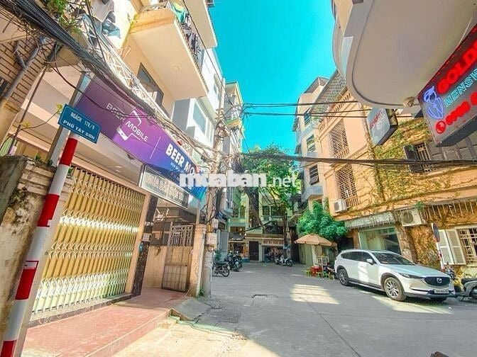 BÁN NHÀ MẶT TIỀN, TT ĐỐNG ĐA, LÔ GÓC - Ô TÔ.DT 64M * 4 TẦNG GIÁ 21 TỶ