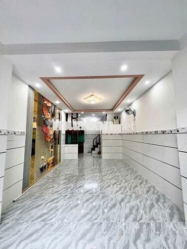 NHÀ ĐẸP 2 TẦNG (4X9,5)M2, HẺM XE HƠI, NGAY NGÃ TƯ 4 XÃ, 4,35 TỶ CÒN TL