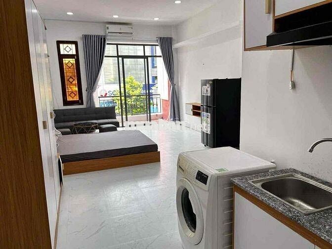 TRỐNG SẴN CĂN STUDIO BAN CÔNG 35M2 CÓ MÁY GIẶT RIÊNG GÀN VẠN HẠNH MALL