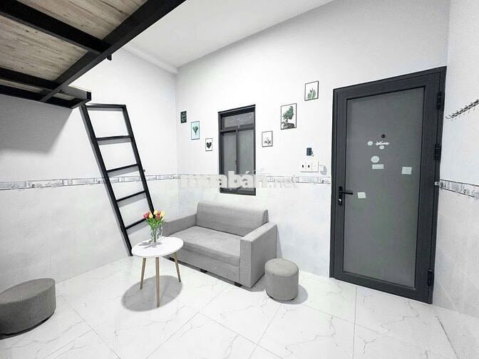 PHÒNG DUPLEX CỰC XINH GẦN ĐH VĂN HIẾN, BÁCH KHÓA CÓ THANG MÁY - BẢO VỆ