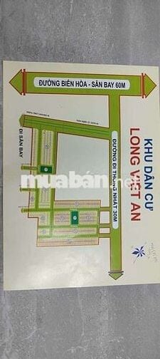 Cần bán đất nền dự án khu dân cư Long Việt An