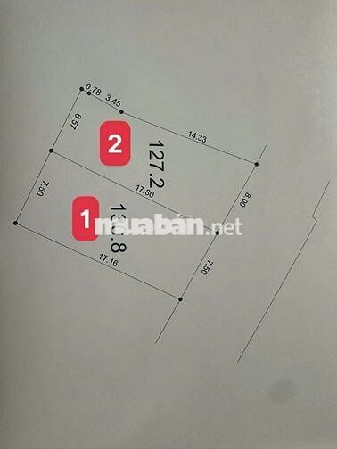 Đất Xương Lâm 130m full tc bám trục xã, 3 oto tránh, tặng nhà mới xây