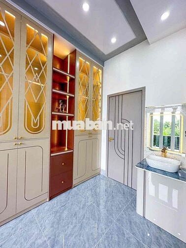 NHÀ CỰC ĐẸP KDC CỬU LONG - CÓ PHÒNG NGỦ TRỆT - NỘI THẤT CAO CẤP