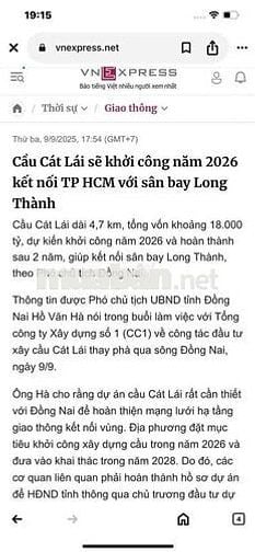 ĐI NƯỚC NGOÀI NÊN CẦN BÁN LÔ ĐẤT HXH PHAN VĂN ĐÁNG PHÚ HỮU NHƠN TRẠCH