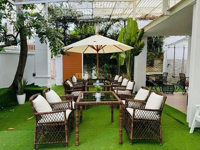 SANG KHÁCH SẠN VILLA 8 PHÒNG TẶNG CAFÉ SÂN VƯỜN Q.3 GIÁ SALE 1,350 TỶ