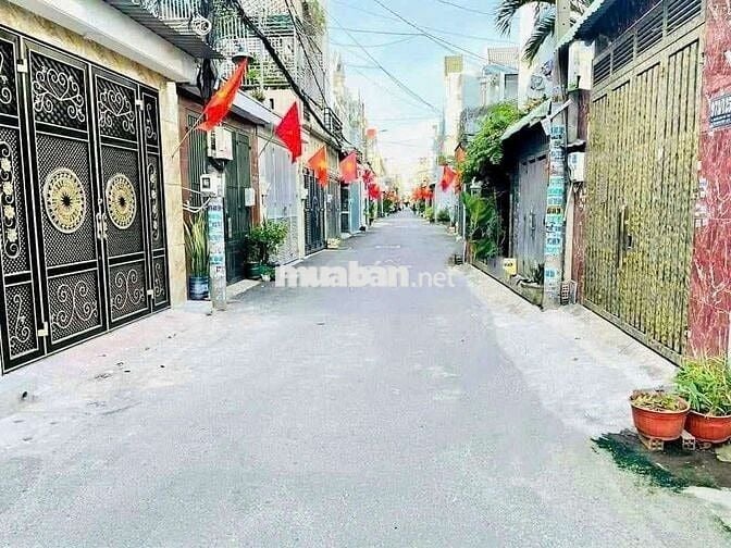 Nhà phố 4m x 20m. 4 tầng MT hẻm nhựa 973/Nguyễn Ảnh Thủ Đang thuê 20tr