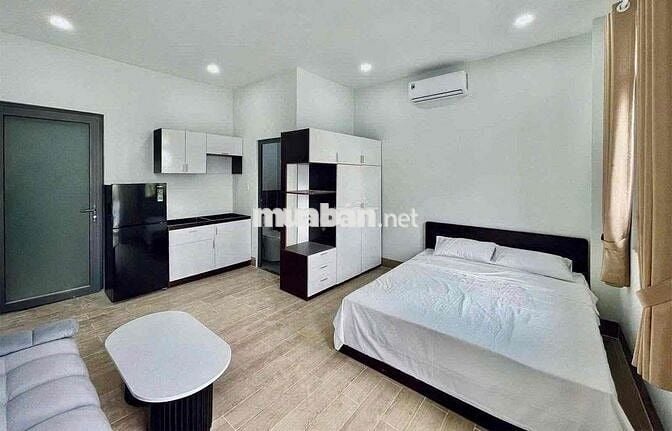 Căn hộ studio ban công full nội thất
