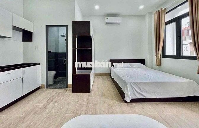 Căn hộ studio ban công full nội thất