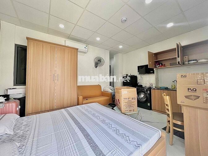 ⚜️Studio Ban Công Máy Giặt Riêng Thang Máy Bảo Vệ Gần Cầu Sài Gòn