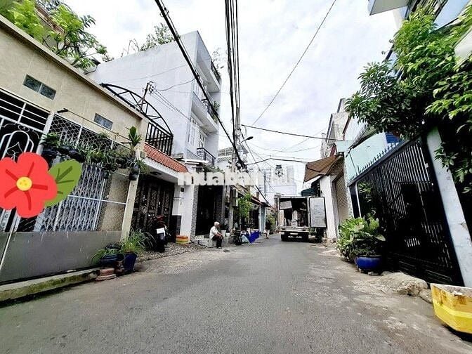 LŨY BÁN BÍCH, TÂN PHÚ-46M2(4x12)-2TẦNG- HẺM THÔNG-SỔ NỞ HẬU-4,2T (TL)