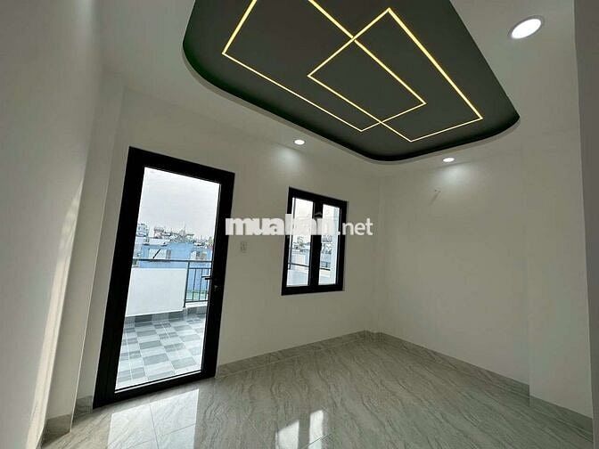 Nhà mới 100% trệt 3 lầu sân thượng hẻm Bình Trị Đông bình tân