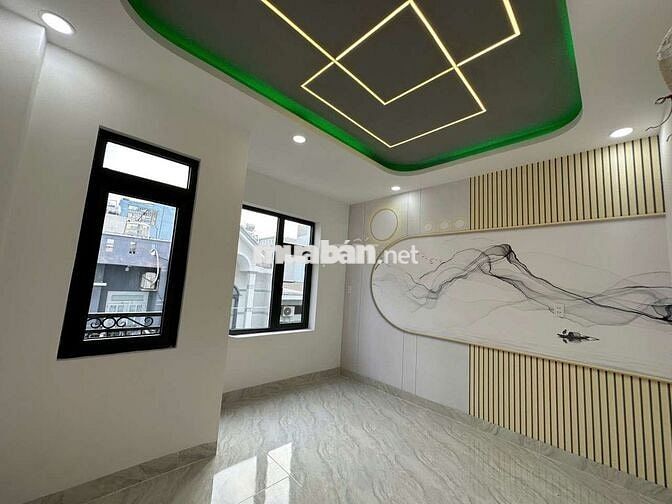 Nhà mới 100% trệt 3 lầu sân thượng hẻm Bình Trị Đông bình tân
