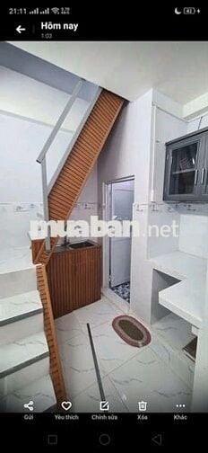 Cho thuê nhà mới hẻm đẹp 1 lầu Bến Biển Đông
