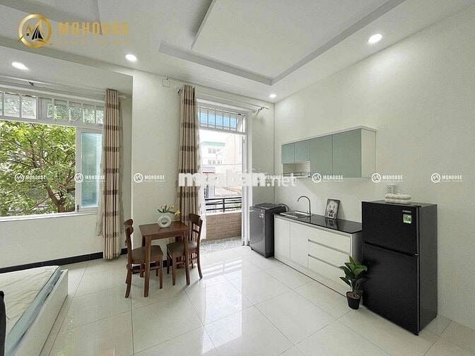Studio ban công, máy giặt riêng, full NT mới ngay ETown, K300, 7 Hiền