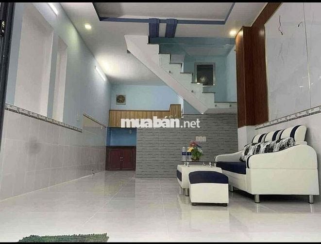 nhà gần ngã tư ga Q12 1 lầu 2pn hẻm xe hơi