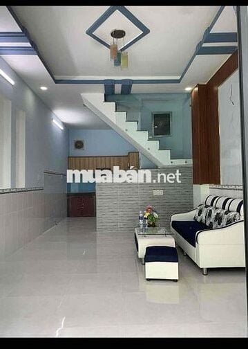 nhà gần ngã tư ga Q12 1 lầu 2pn hẻm xe hơi