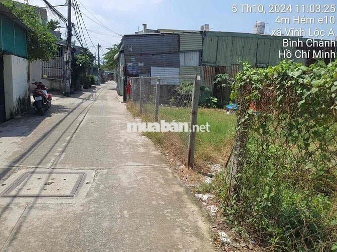 Bán Đất 15*22m hẻm 6m xe tải 1/ ngắn Thới Hoà Vĩnh Lộc A