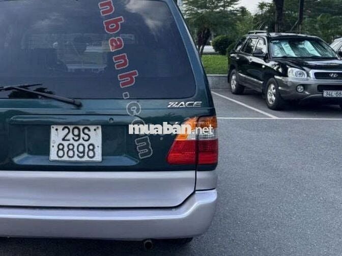 Xe Toyota Zace GL 2000 - 58 Triệu