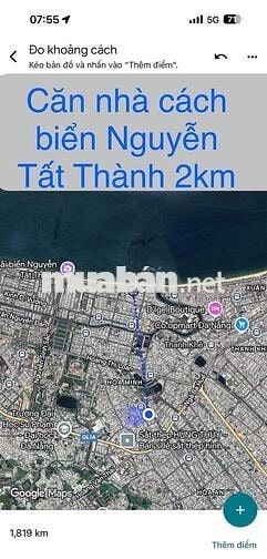 Bán nhà mặt tiền đường Thanh Tịnh -  Đà Nẵng