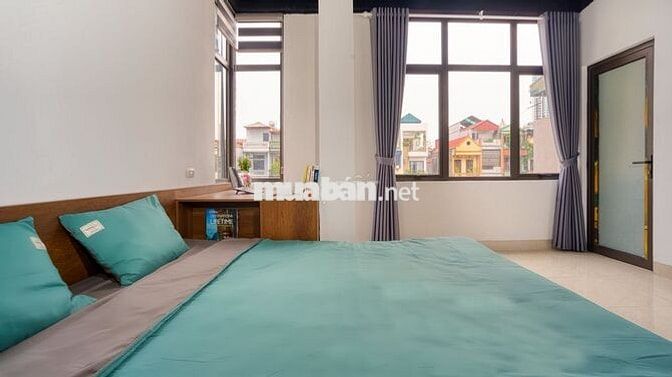 Cho thuê căn hộ cao cấp ở Ngọc Thụy, 50m2, 1N1K, full đồ, giá 8tr