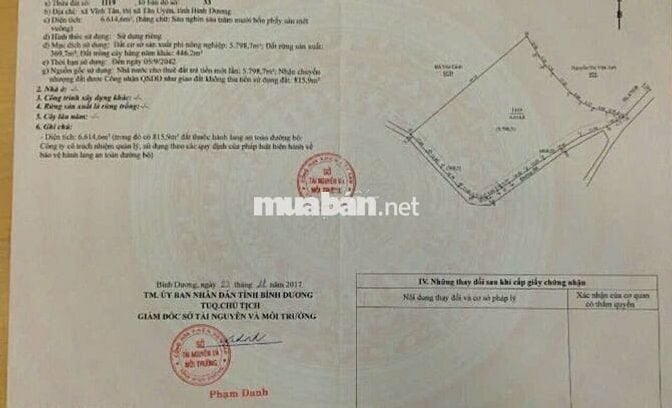 Chính chủ bán đất skc đống tiền 1 lần tại cụm sản xuất vỉnh Tân HCM .