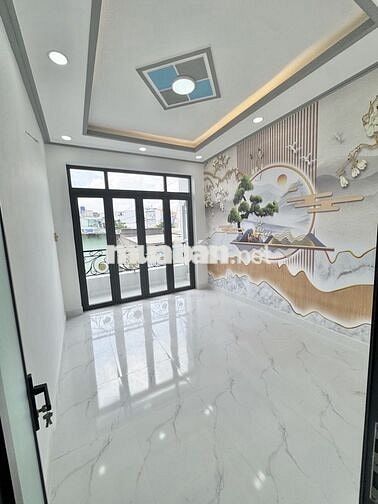 BÁN NHÀ 2 MẶT HẺM TRƯỚC SAU 80M2 SÁT MẶT TIỀN ĐẶNG NGUYÊN CẨN, Q6